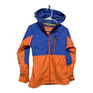 BURTON (Women's XS) Ski Jacket Lightweight Blue Orange